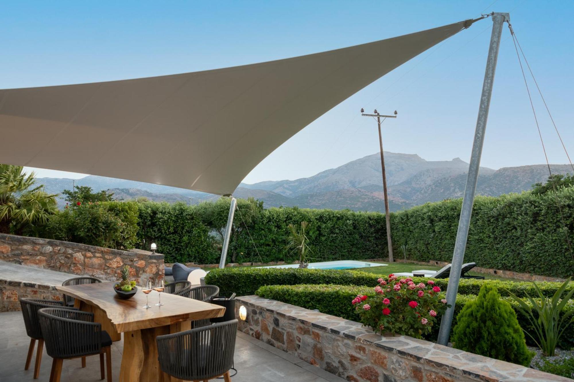 Lithari Luxury Villa With Private Pool, Your Perfect Retreat, Crete อายิโอสนิโกลาโอส ภายนอก รูปภาพ