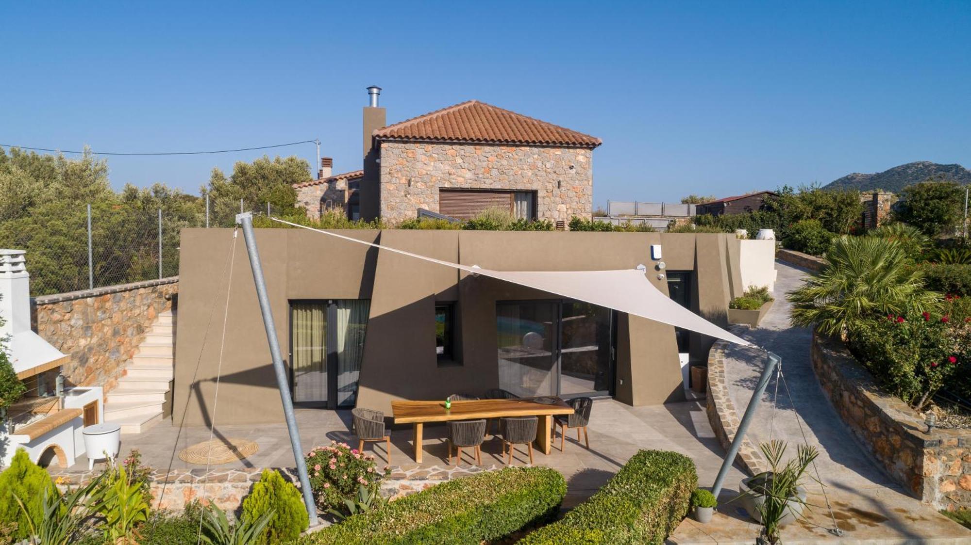 Lithari Luxury Villa With Private Pool, Your Perfect Retreat, Crete อายิโอสนิโกลาโอส ภายนอก รูปภาพ